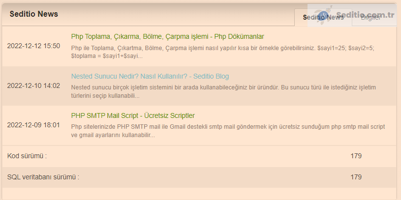 Seditio RSS Reader
